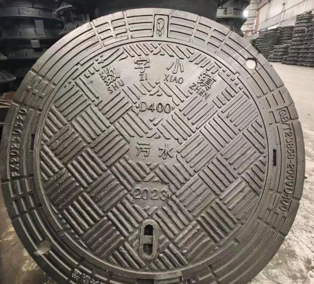 承留镇球墨铸铁防沉降井盖展示